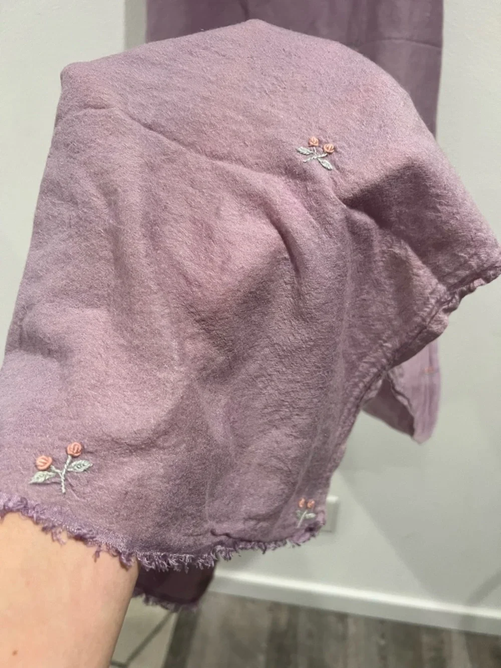Bajra Cashmere Silk Pashmina Shawl Handmade Nepal Embroidered Luxury Wrap Scarf